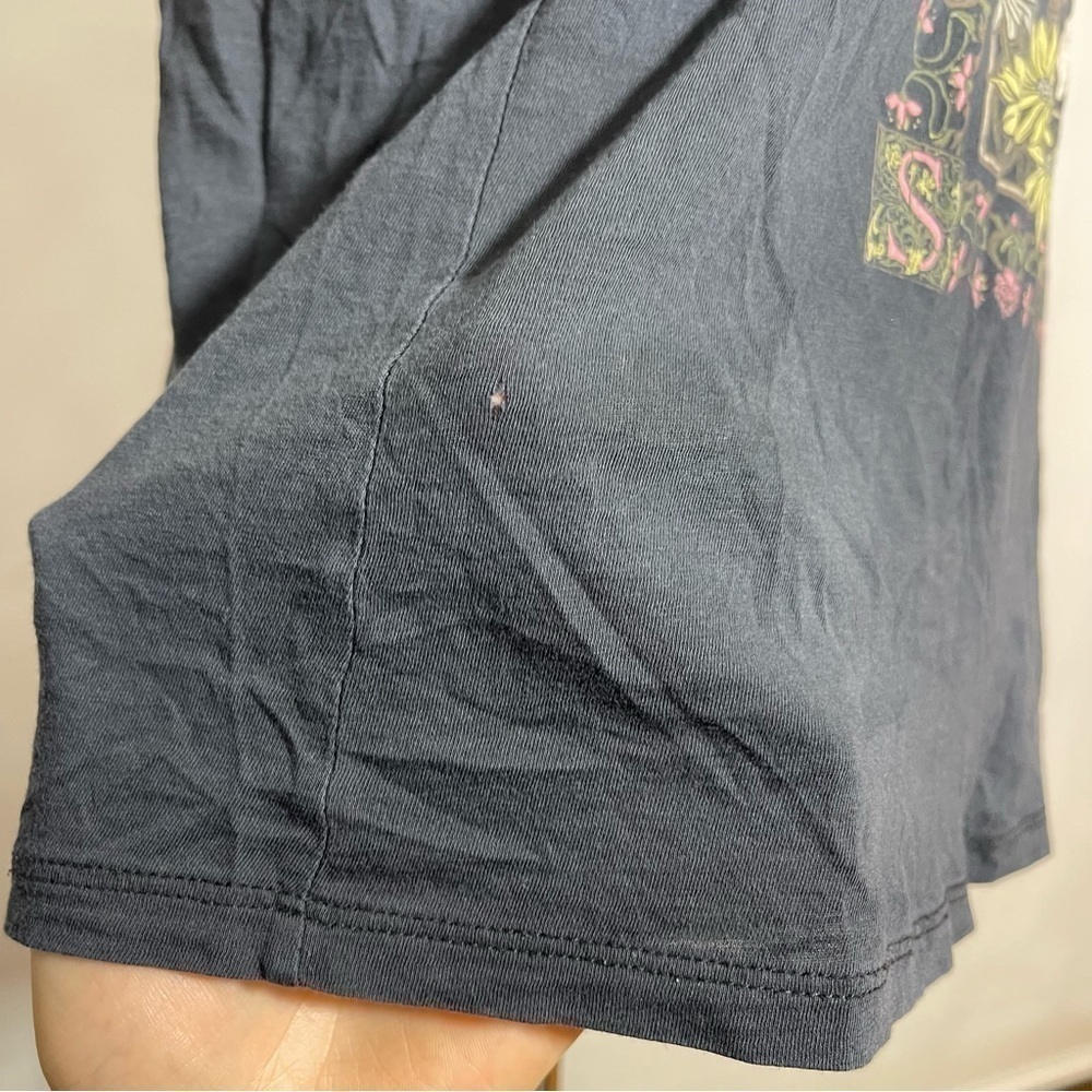 Spell โข Follow The Sun Stevie Nicks Washed Black Tee Shirt RARE S - Picture 10 of 10